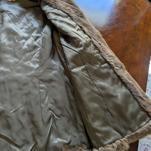 Vintage Brown Rabbit Fur Jacket - Picture 14 of 16